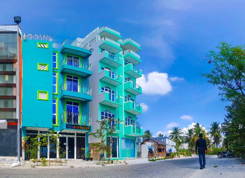 Seasunbeach Hotel Maldives Hulhumale Bagian luar foto
